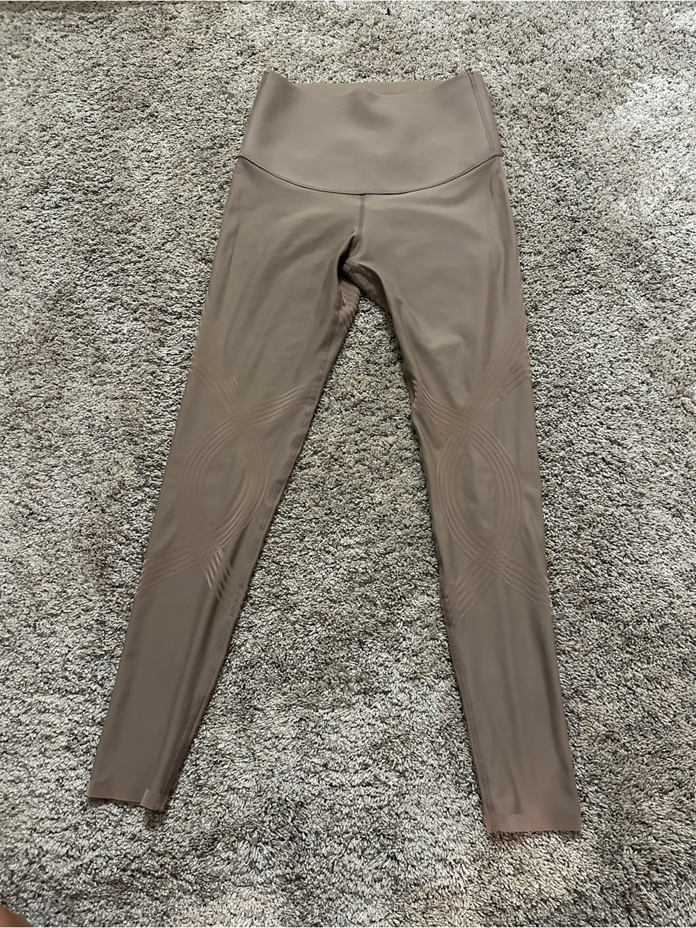 High-Rise Sculpting Leggings in Taupe